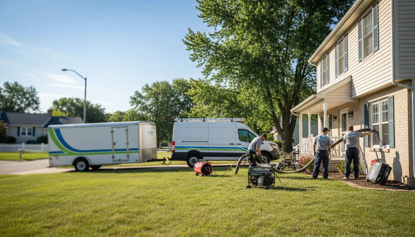 Flooded Basement Restoration And Cleanup With Repair in Glenarm, IL near me